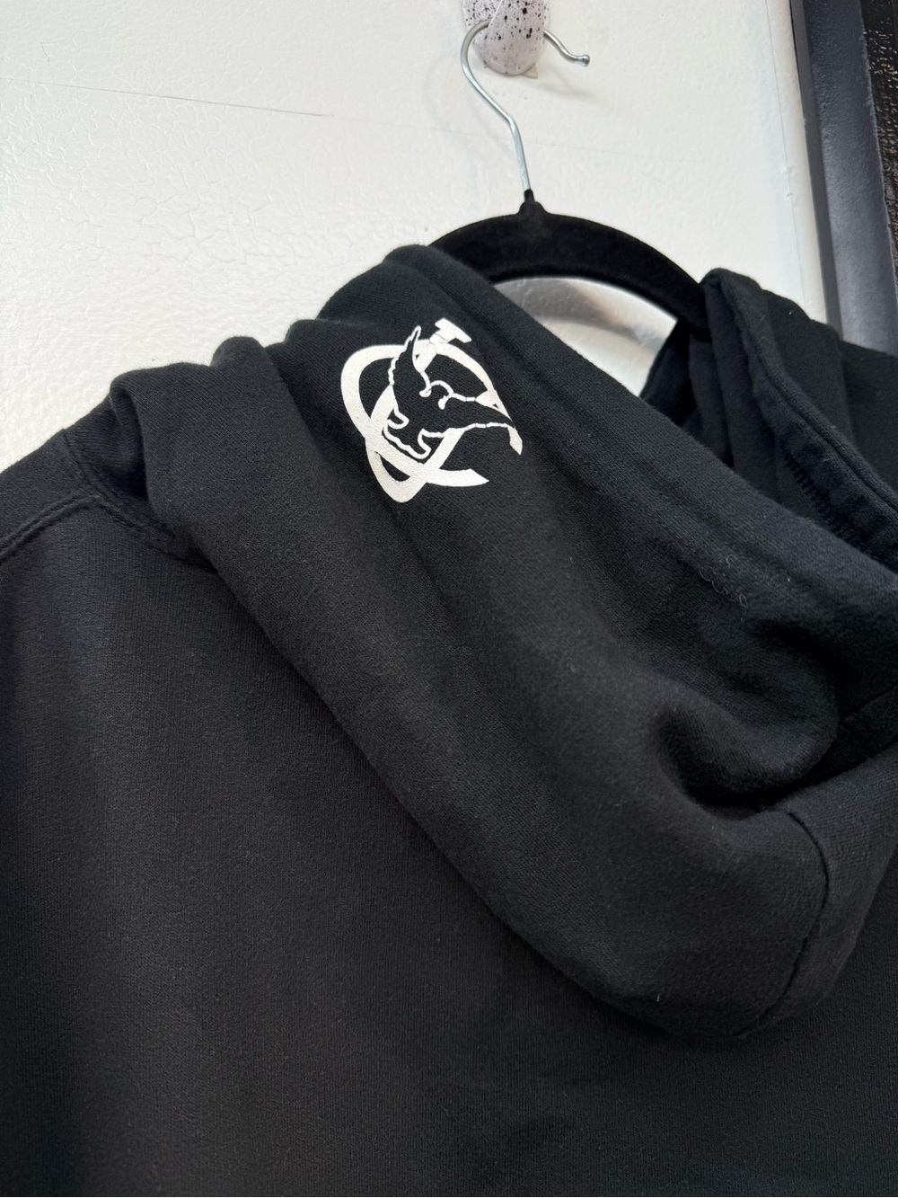 Cumberland Bulldogs black collegiate College university Hooded Sweatshirt - Picture 5 of 6